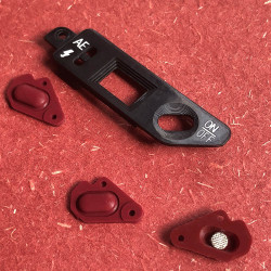 Replacement Eyepiece Frame & Red Button Kit for Ricoh GR1/GR1s/GR1v – Durable 3D-Printed Viewfinder Cover