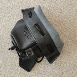 Original Contax Lens Pouch Size L - 6.5cm Diameter x 12.5cm Height (Genuine Kyocera OEM)