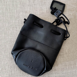 Original Contax Lens Pouch Size L - 6.5cm Diameter x 12.5cm Height (Genuine Kyocera OEM)