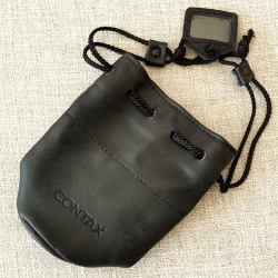 Original Contax Lens Pouch Size L - 6.5cm Diameter x 12.5cm Height (Genuine Kyocera OEM)