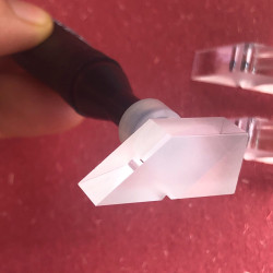Original Ricoh GR1/GR1s/GR1v Beam Splitter - Slightly Red-Tinted Optical Glass (Clean & Clear)