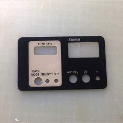 Genuine Back Cover & Glass for Konica Big Mini 201 | OEM Replacement | Scratch-Resistant | Vintage Camera Repair