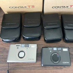 Premium Full-Grain Leather Case for Contax T3 | Handmade | Magnetic Closure | 120×70×35mm