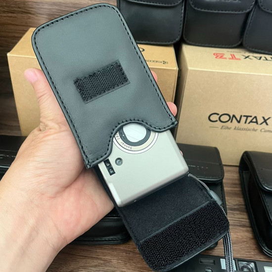 Premium Full-Grain Leather Case for Contax T3 | Handmade | Magnetic Closure | 120×70×35mm Premium Full-Grain Leather Case for Contax T3 | Handmade | Magnetic Closure | 120×70×35mm