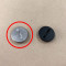 Silver Metal Battery Cover for Contax TVS I II III | CNC-Milled Aluminum | Mirror Polish Finish | OEM Fit