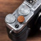 Sandalwood Wood Shutter Release Button – Handcrafted for Vintage Cameras (Brone Brass Base, Tapered Thread)