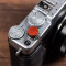 Sandalwood Wood Shutter Release Button – Handcrafted for Vintage Cameras (Brone Brass Base, Tapered Thread)