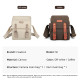 Compact Camera Bag Case Canvas Leather Trim Compatible for Nikon, Canon, Sony Mirrorless Camera and Lenses Waterproof, Camera Shoulder Messenger Bag Beige Compact Camera Bag Case Canvas Leather Trim Compatible for Nikon, Canon, Sony Mirrorless Camera and Lenses Waterproof, Camera Shoulder Messenger Bag Beige