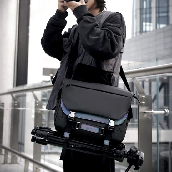 Camera Shoulder Bag Compact Camera Case, Small Waterproof Camera Messenger Bag with Tripod Holder, Travel Photography Bag for Canon, Nikon, Sony, Fuji DSLR/SLR/Mirrorless Camera, Lens Camera Shoulder Bag Compact Camera Case, Small Waterproof Camera Messenger Bag with Tripod Holder, Travel Photography Bag for Canon, Nikon, Sony, Fuji DSLR/SLR/Mirrorless Camera, Lens