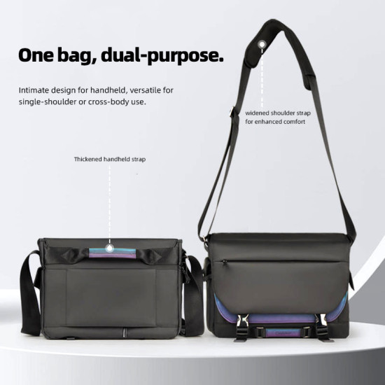 Camera Shoulder Bag Compact Camera Case, Small Waterproof Camera Messenger Bag with Tripod Holder, Travel Photography Bag for Canon, Nikon, Sony, Fuji DSLR/SLR/Mirrorless Camera, Lens Camera Shoulder Bag Compact Camera Case, Small Waterproof Camera Messenger Bag with Tripod Holder, Travel Photography Bag for Canon, Nikon, Sony, Fuji DSLR/SLR/Mirrorless Camera, Lens