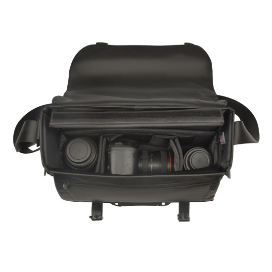 Camera Shoulder Bag Compact Camera Case, Small Waterproof Camera Messenger Bag with Tripod Holder, Travel Photography Bag for Canon, Nikon, Sony, Fuji DSLR/SLR/Mirrorless Camera, Lens Camera Shoulder Bag Compact Camera Case, Small Waterproof Camera Messenger Bag with Tripod Holder, Travel Photography Bag for Canon, Nikon, Sony, Fuji DSLR/SLR/Mirrorless Camera, Lens