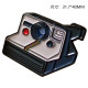 Polaroid camera pin vintage camera metal badge Polaroid camera pin vintage camera metal badge