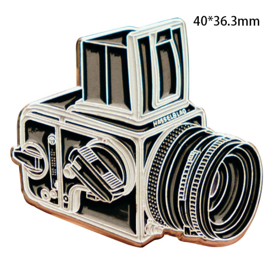Hasselblad 503CX fiml camera pin vintage camera metal badge Hasselblad 503CX fiml camera pin vintage camera metal badge