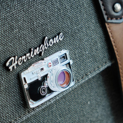Leica M6 film camera pin vintage camera metal badge