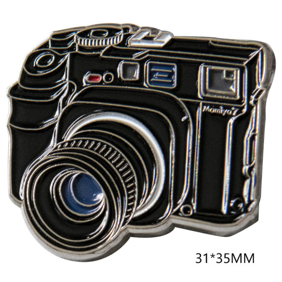 Mamiya 7 film camera pin vintage camera metal badge Mamiya 7 film camera pin vintage camera metal badge