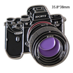 Sony A7 film camera pin vintage camera metal badge